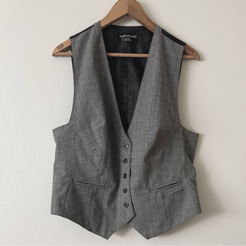Norma Kamali XXL Charcoal Gray Women’s Vest